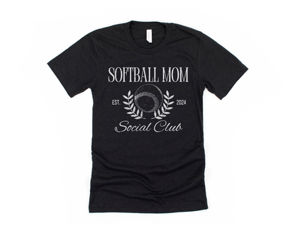 Softball Mom Social Club Short Sleeve Tee