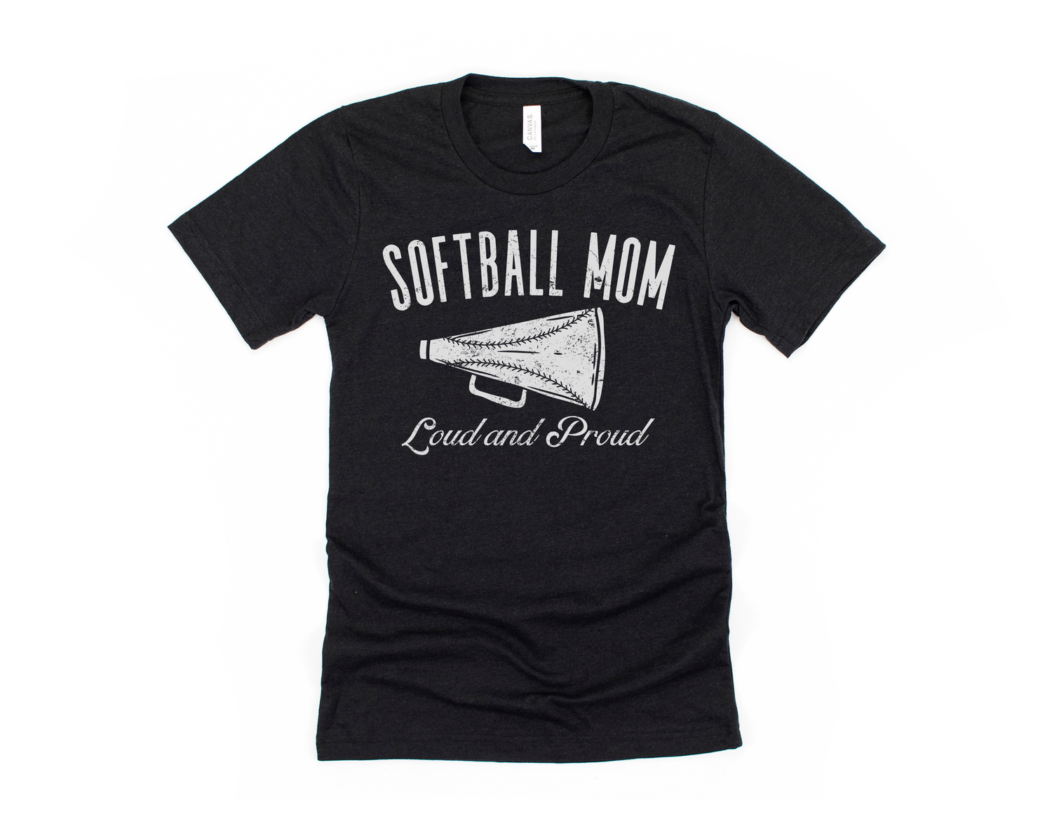 Softball Mom: Loud and Proud Short Sleeve Tee