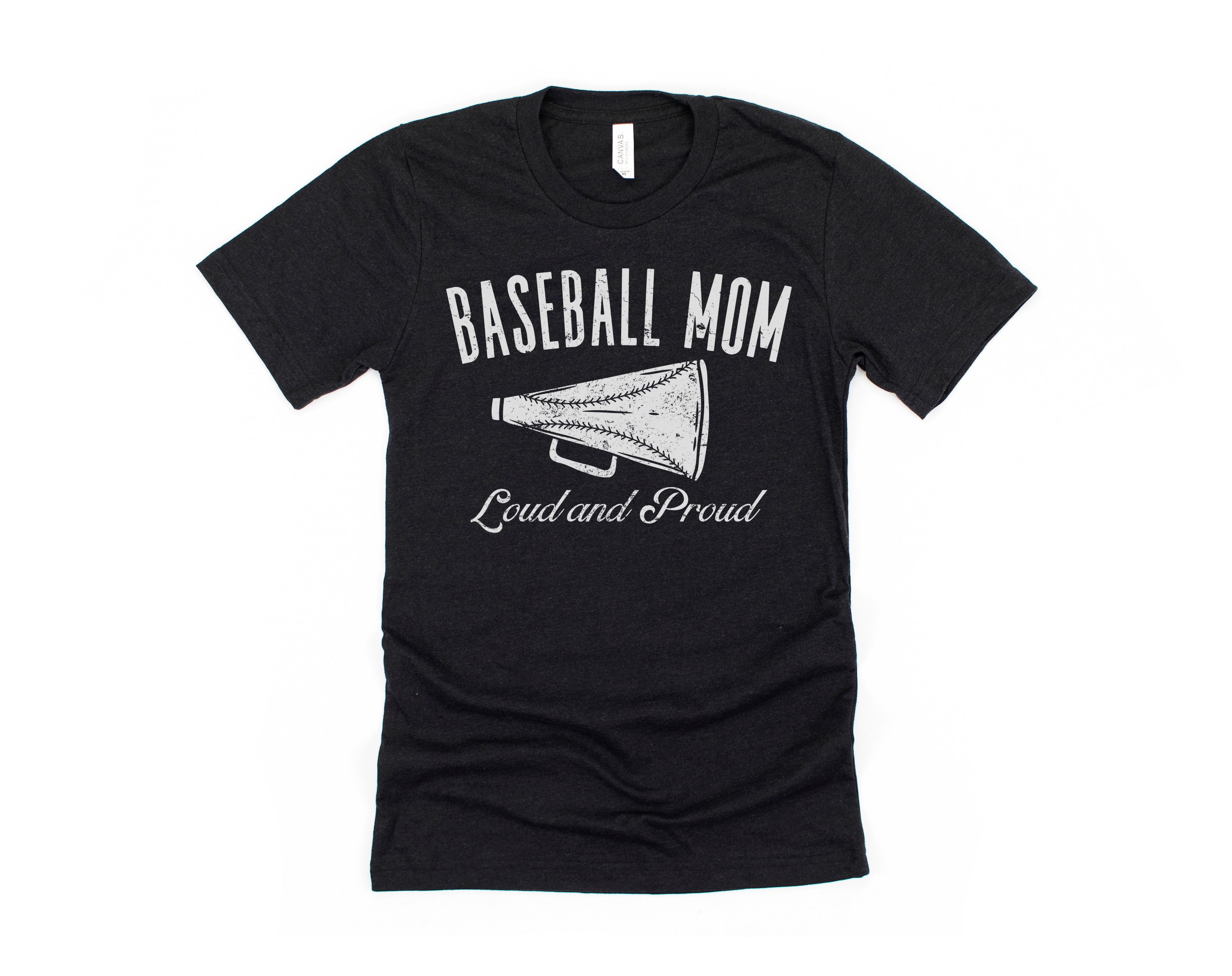 Baseball Mom: Loud and Proud Short Sleeve Tee