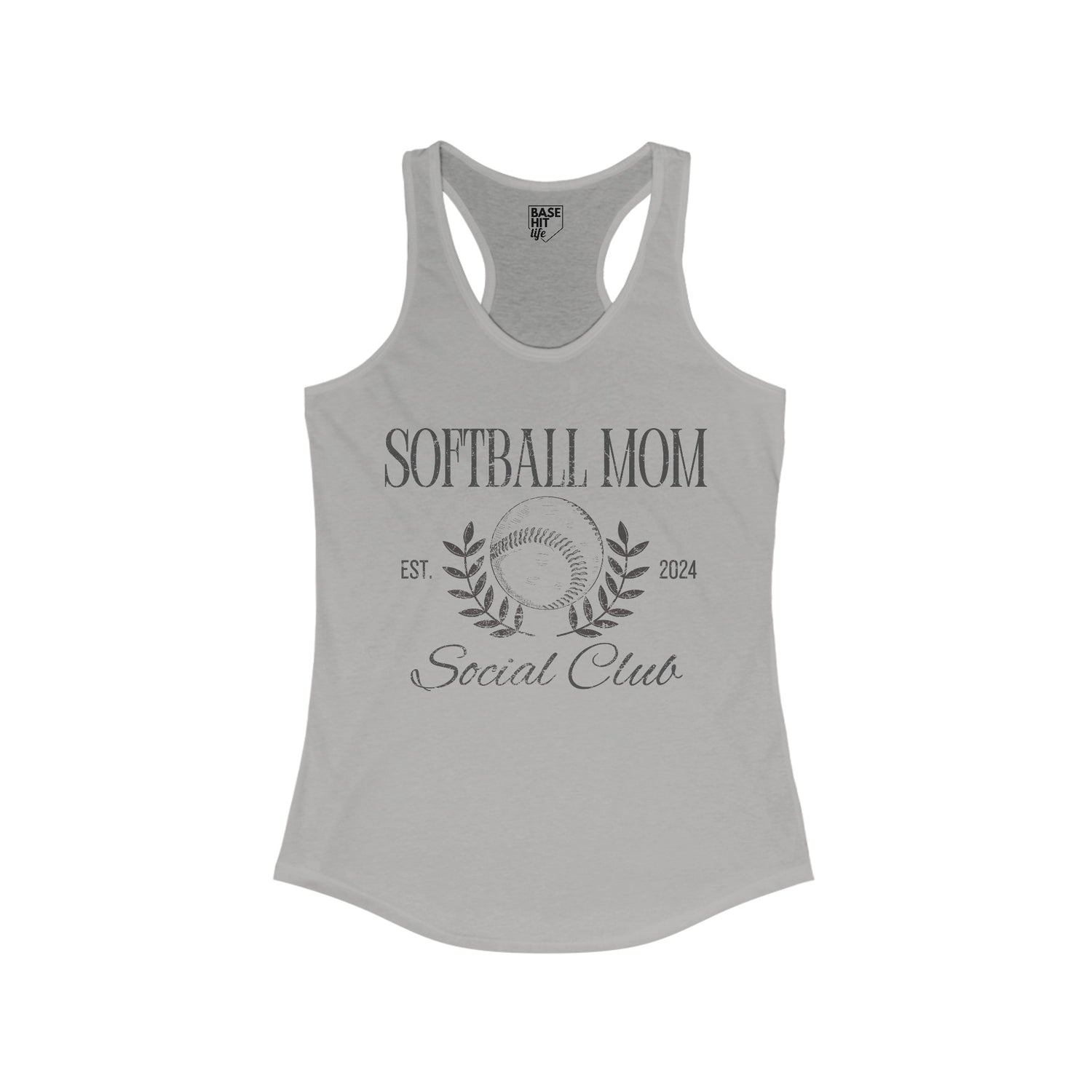 Softball Mom Social Club Racerback Tank