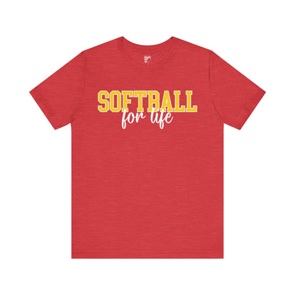 Softball For Life Sleeve Tee