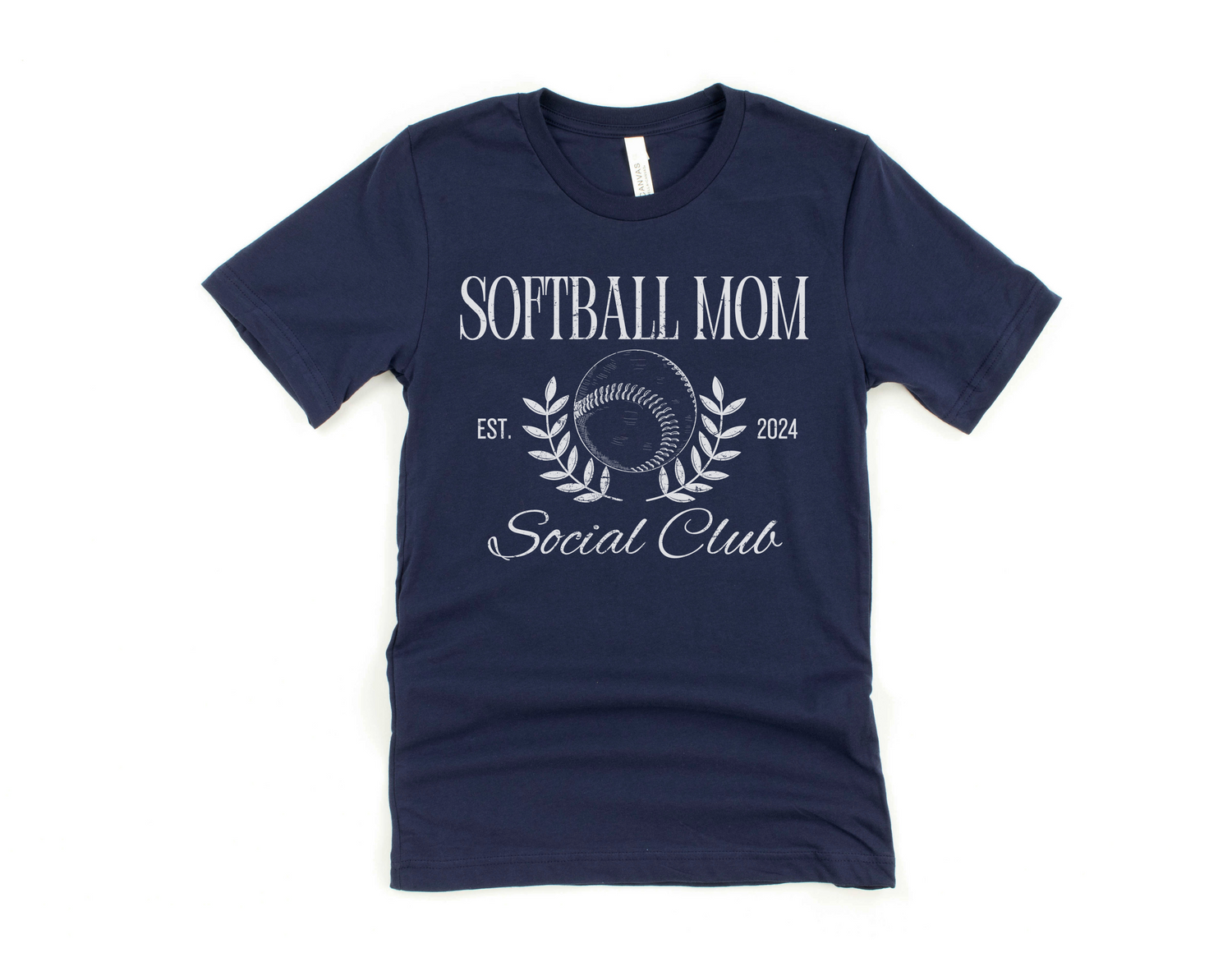 Softball Mom Social Club Short Sleeve Tee