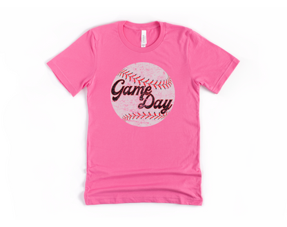 Baseball Game Day Short Sleeve Tee