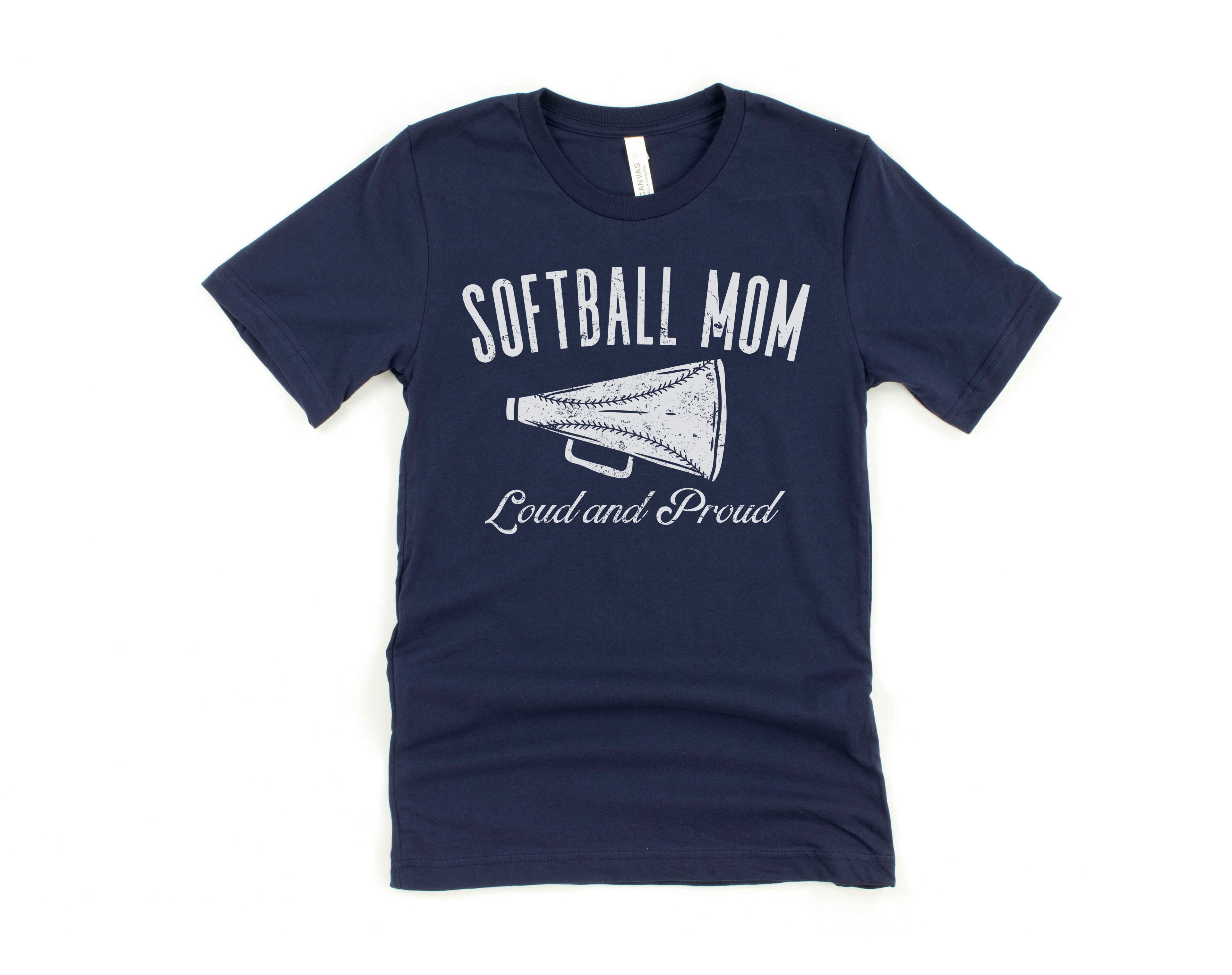 Softball Mom: Loud and Proud Short Sleeve Tee