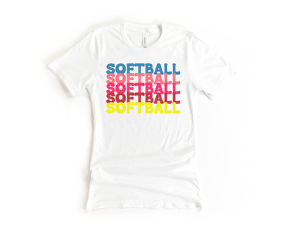 Softball Short Sleeve Tee