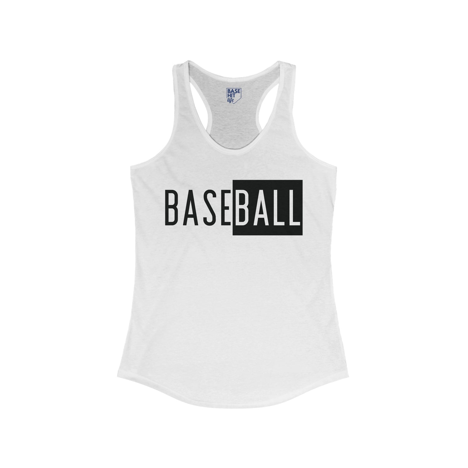 Baseball Block Racerback Tank