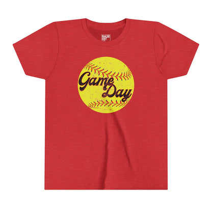 Youth Softball Game Day T-Shirt