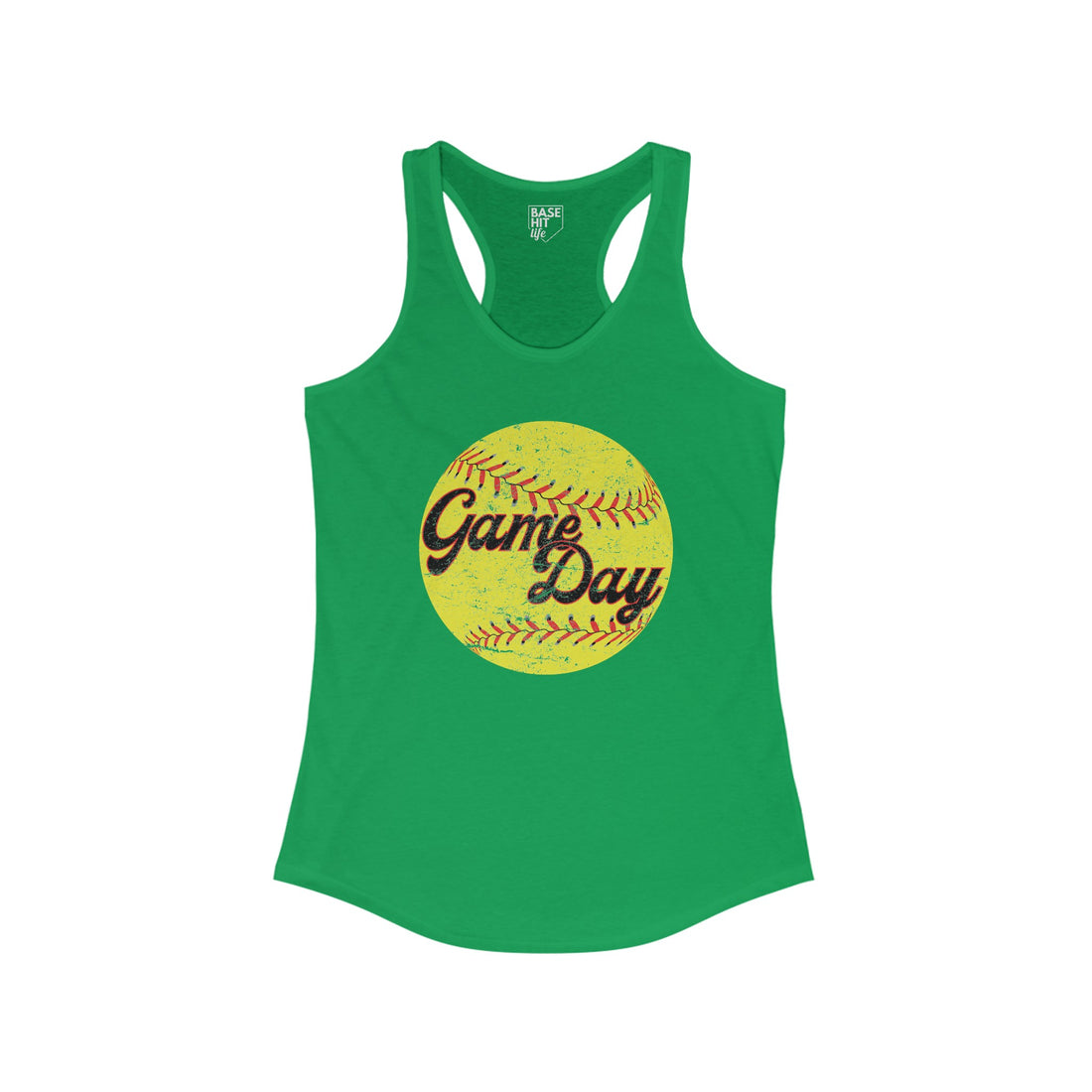 Softball Game Day Racerback Tank