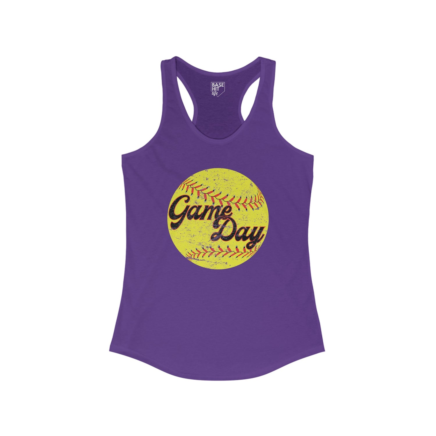 Softball Game Day Racerback Tank