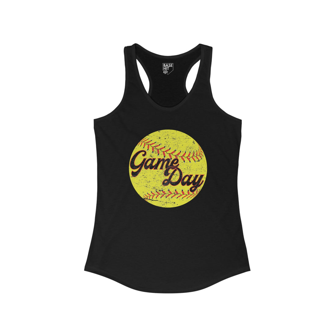 Softball Game Day Racerback Tank