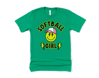 Softball Girl Short Sleeve Tee