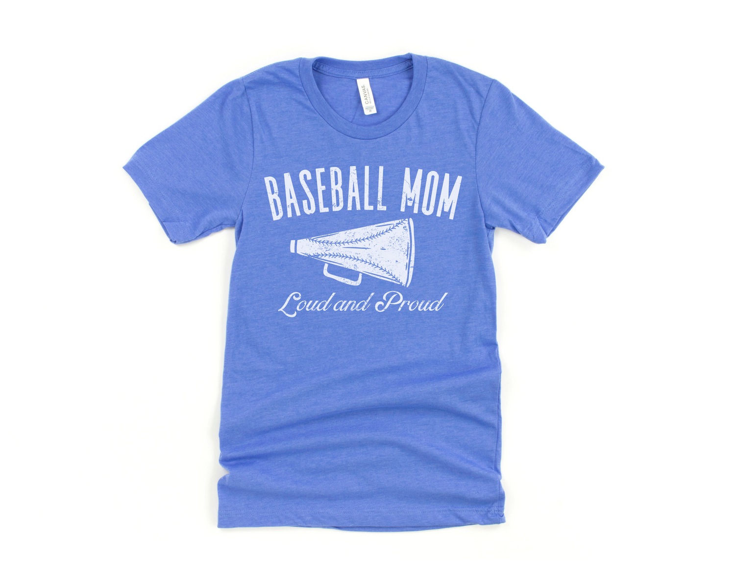 Baseball Mom: Loud and Proud Short Sleeve Tee