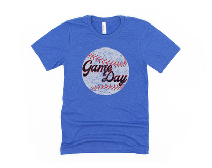 Baseball Game Day Short Sleeve Tee