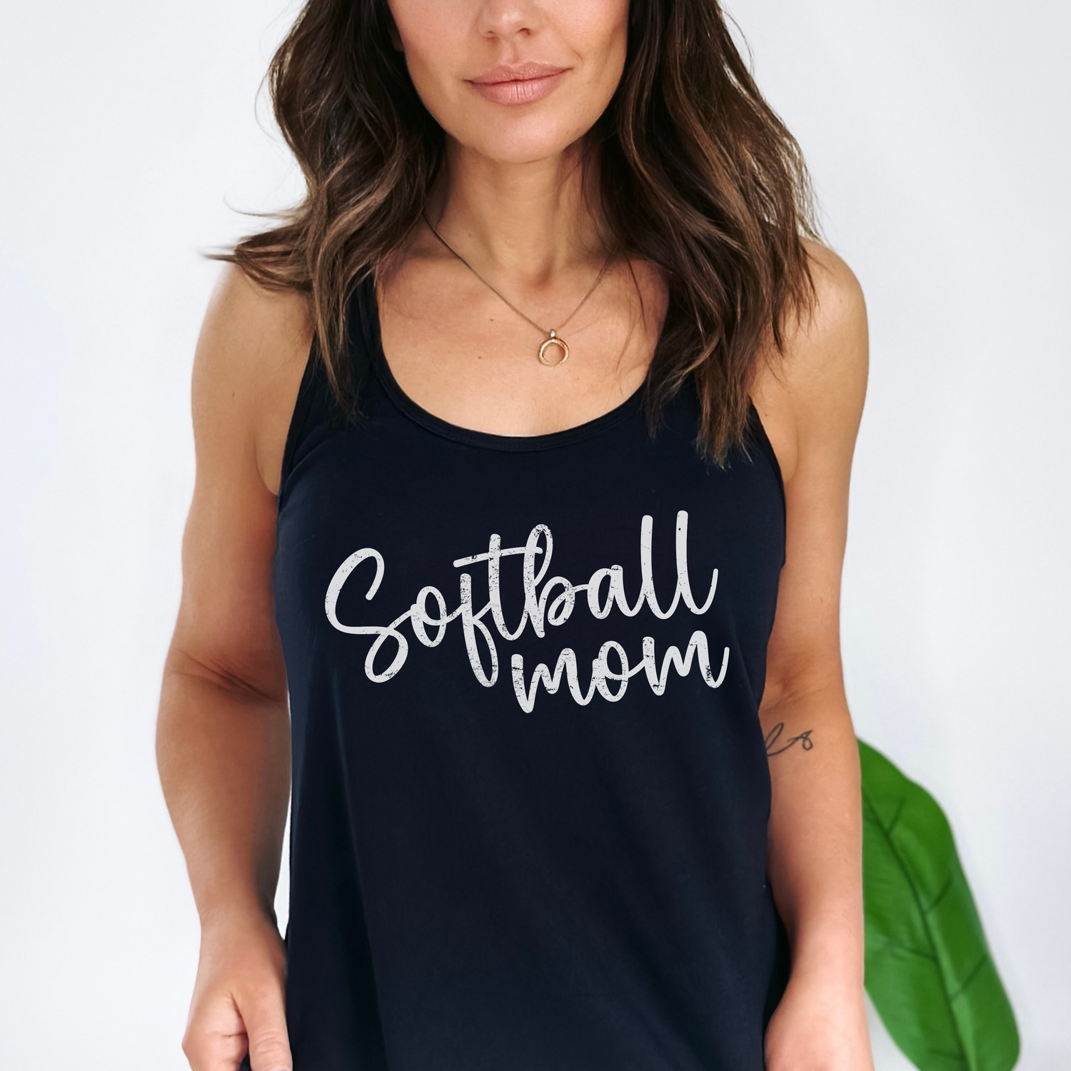 Softball Mom Racerback Tank