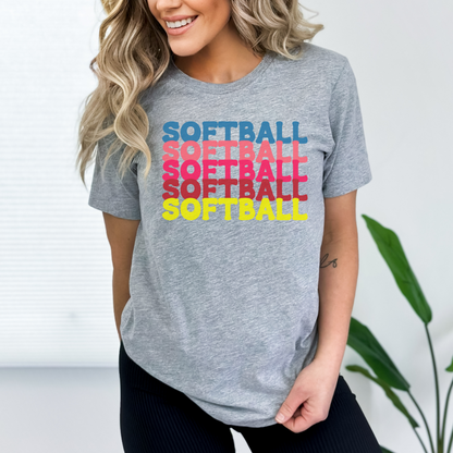 Softball Short Sleeve Tee