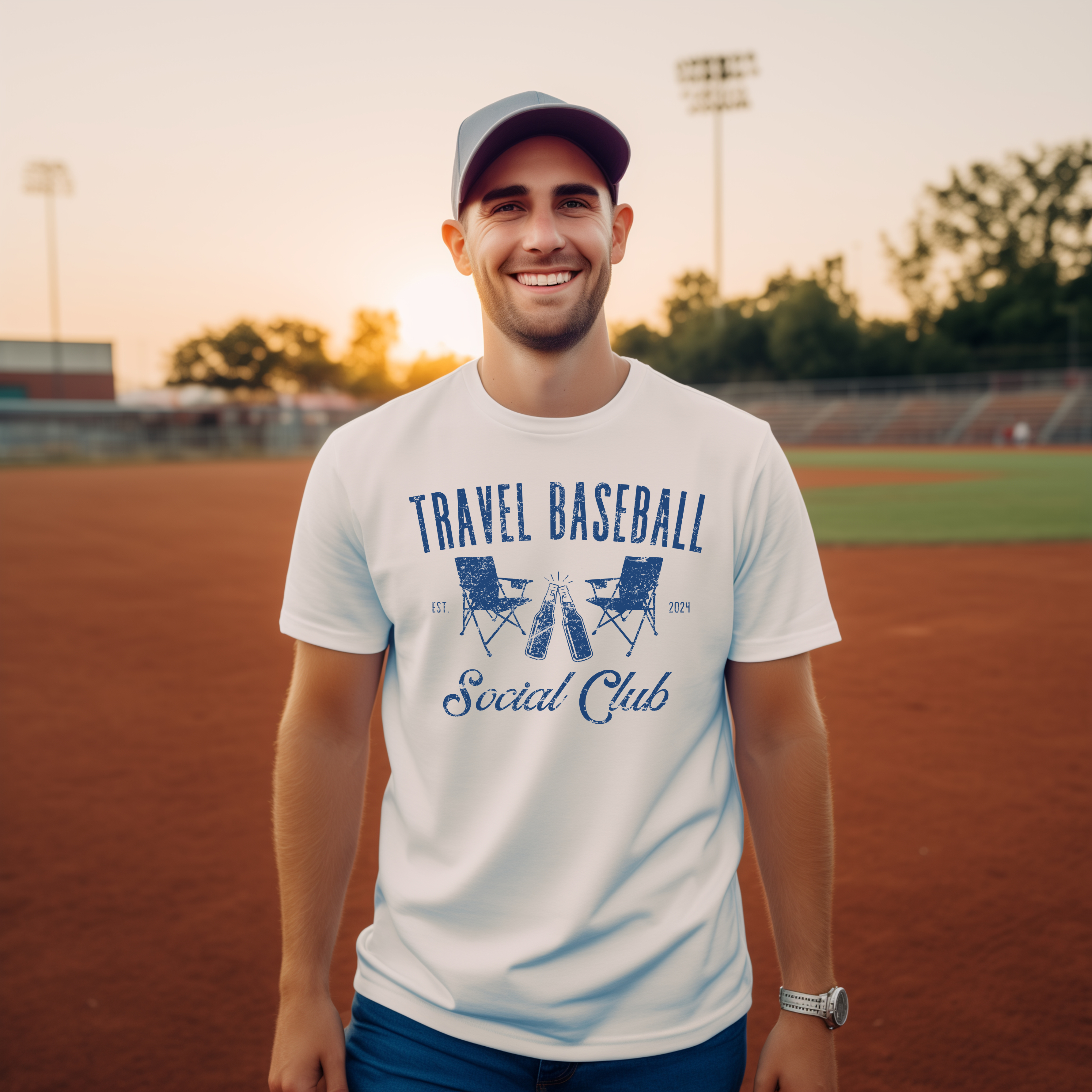 Travel Baseball Social Club Tee