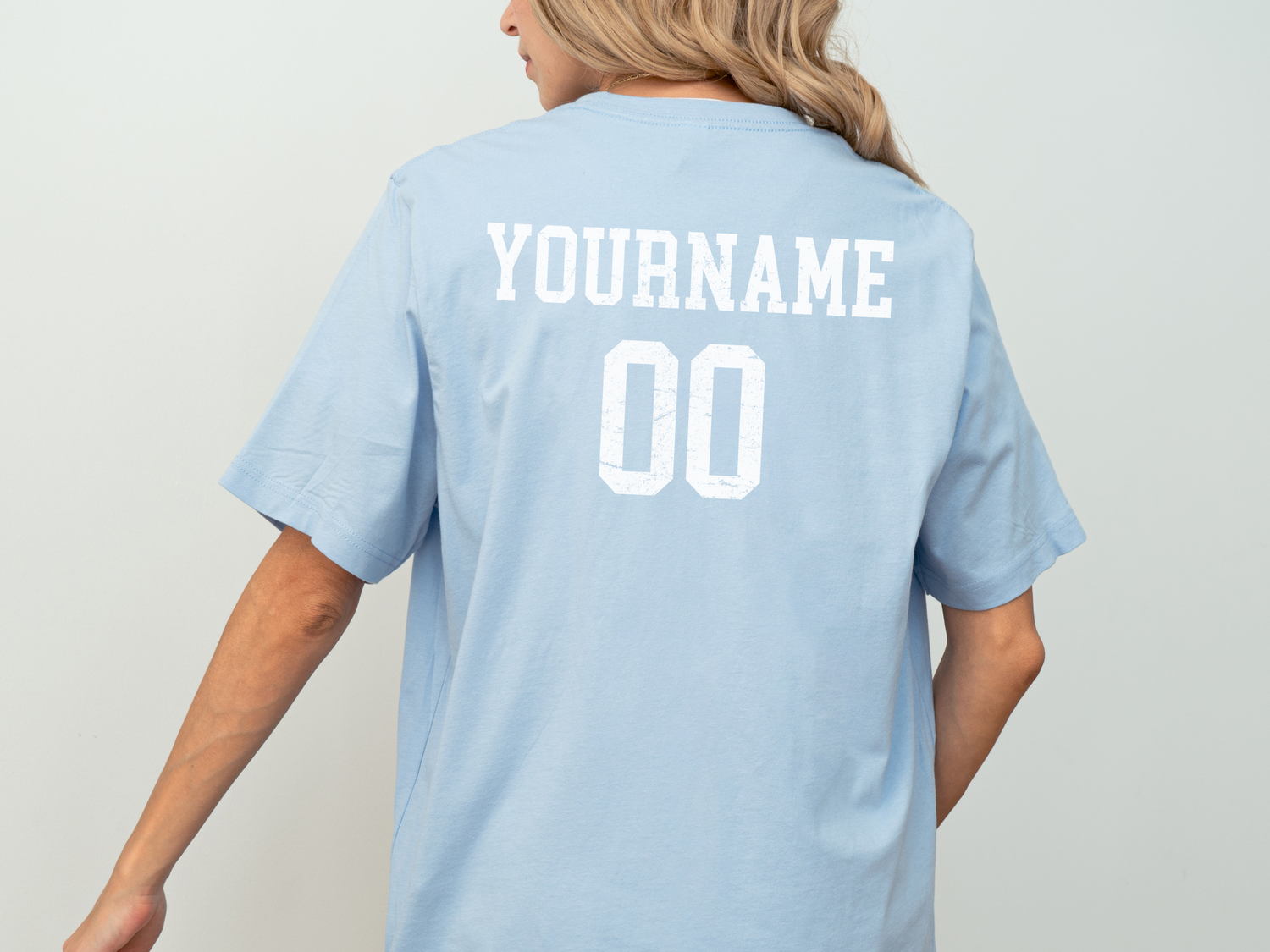 Custom Softball Player Name &amp; Number T-Shirt