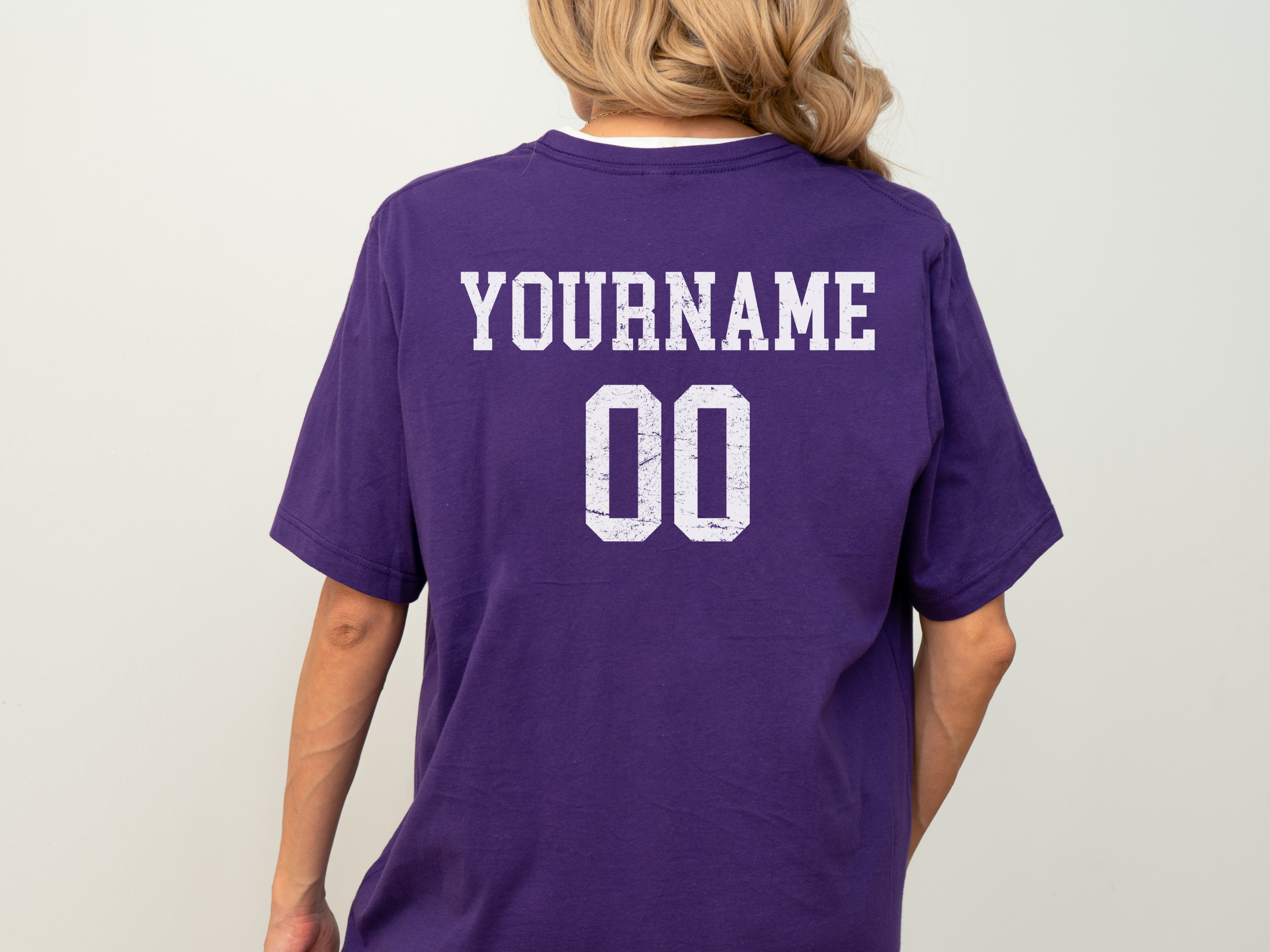 Custom Baseball Player Name &amp; Number T-Shirt