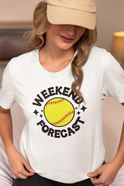 Softball Weekend Forecast Short Sleeve Tee