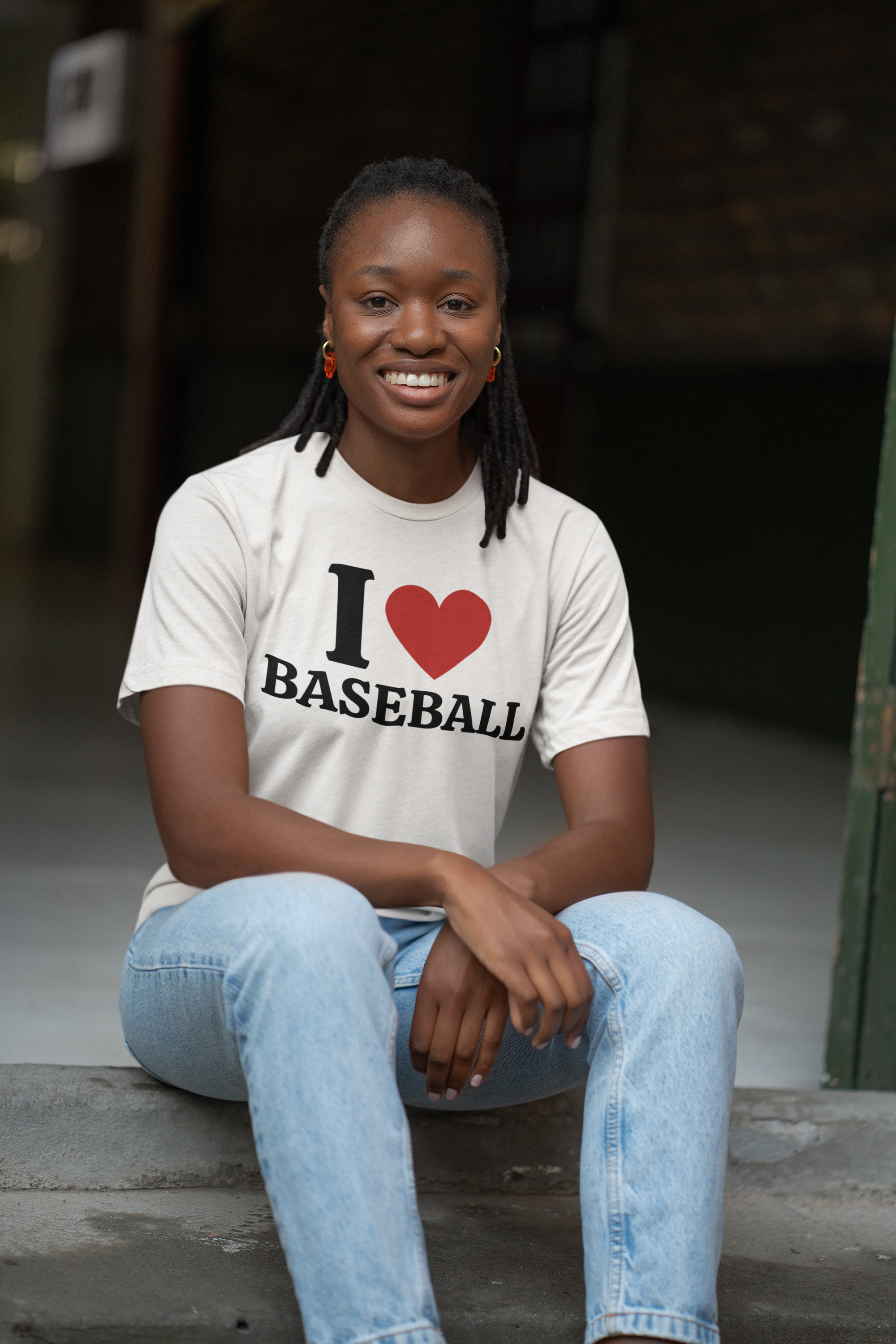 I Heart Baseball Short Sleeve Tee