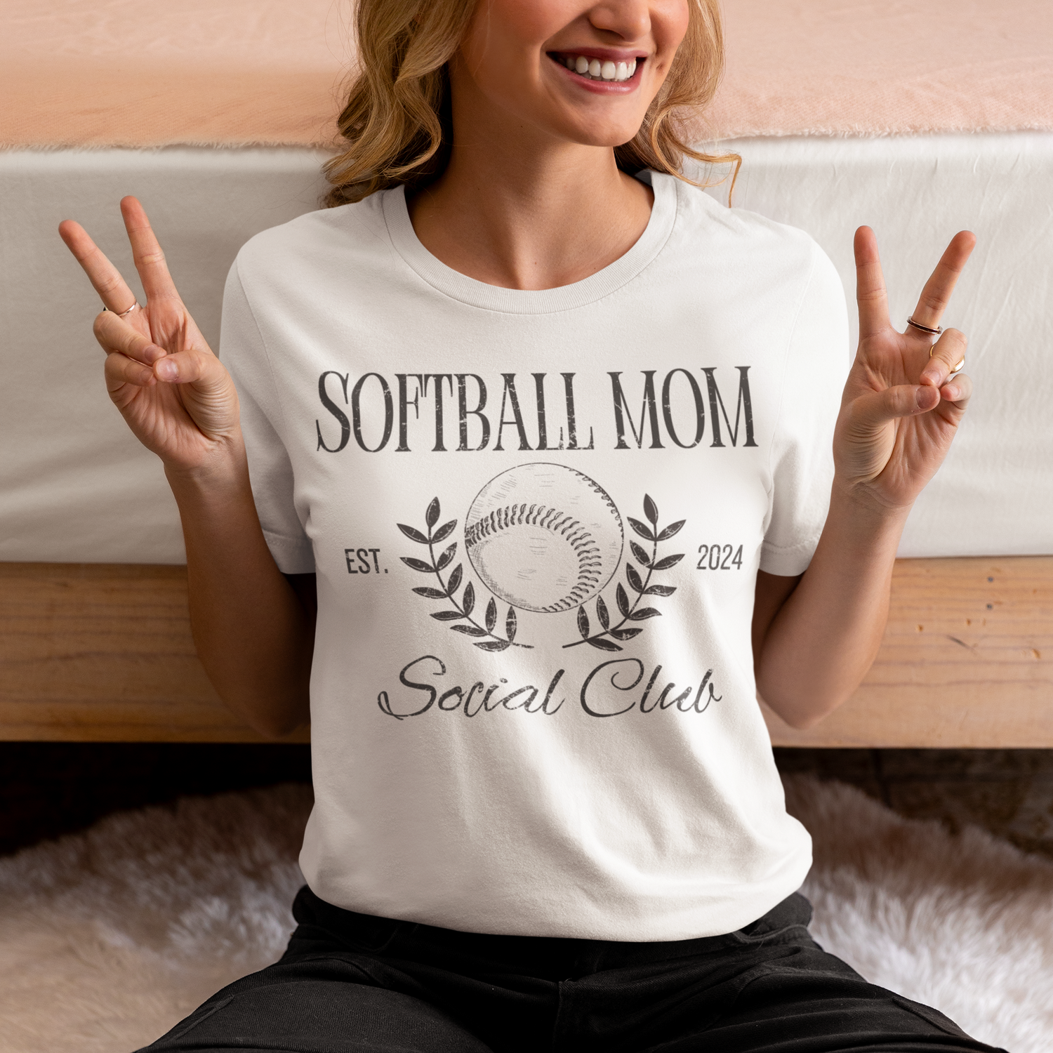 Softball Mom Social Club Short Sleeve Tee