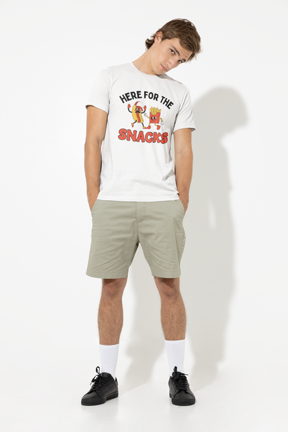 Here For The Snacks Short Sleeve Tee