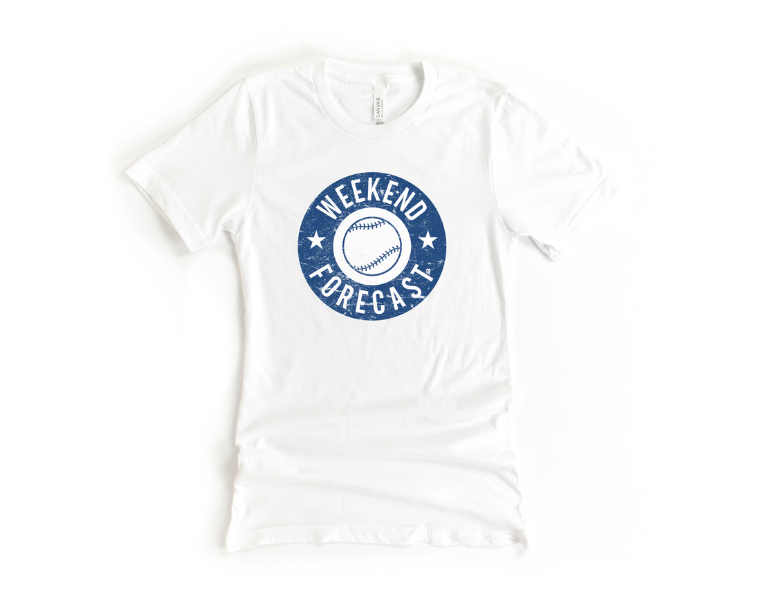 Baseball Weekend Forecast Short Sleeve Tee